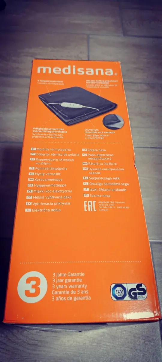 Coperta termica Medisana grigia