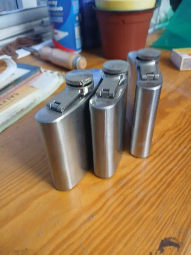 3 Petacas de aluminio