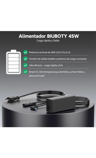 Cargador 45W 19.5V 2.31A Adaptador HP