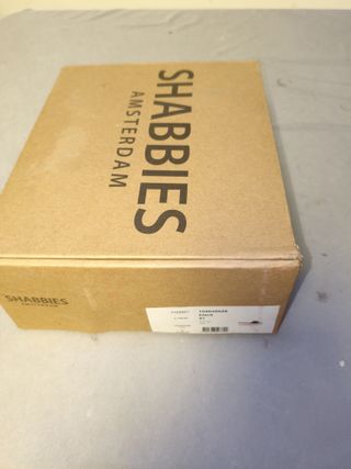 Shabbies Amsterdam Sandalias Negras Cuña