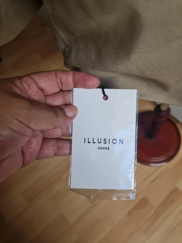 Conjunto sastre dos piezas beige da talla