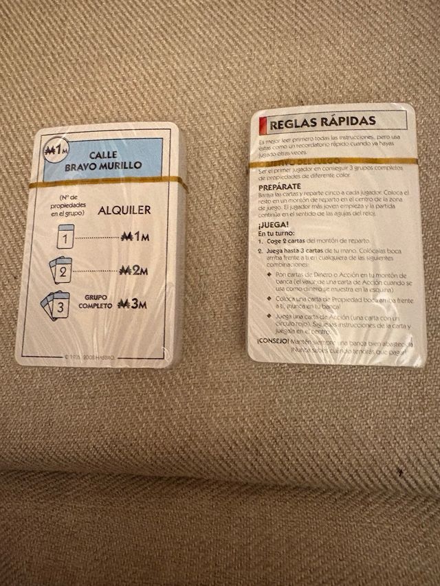 Monopoly Deal Jogo de Cartas