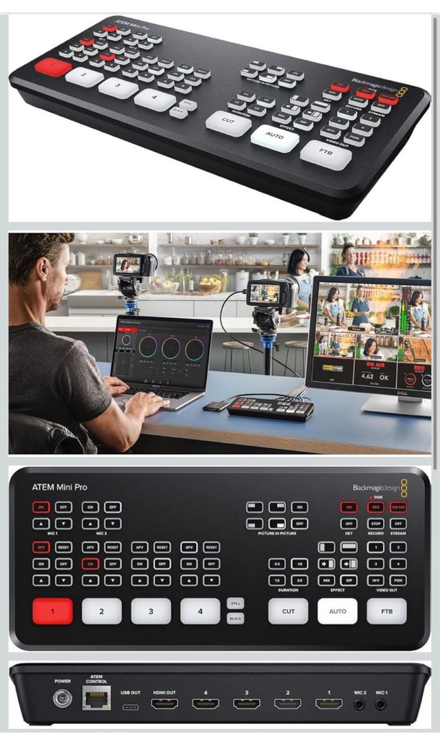 Blackmagic ATEM Mini Pro - Usado 1 vez