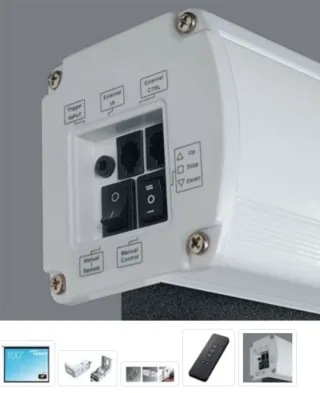 Proyector + pantalla motor 100" + Columna sonido