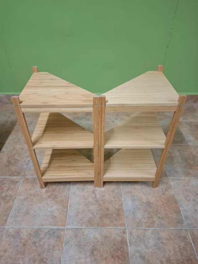 4 Scaffali in Bambù Ikea