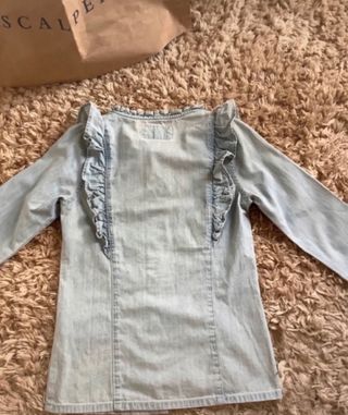 Camisa Scalpers Denim Volantes. A estrenar.