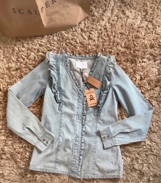 Camisa Scalpers Denim Volantes. A estrenar.