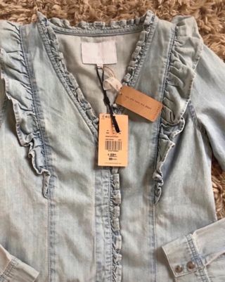 Camisa Scalpers Denim Volantes. A estrenar.