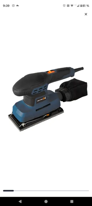 Lijadora de mano Dexter