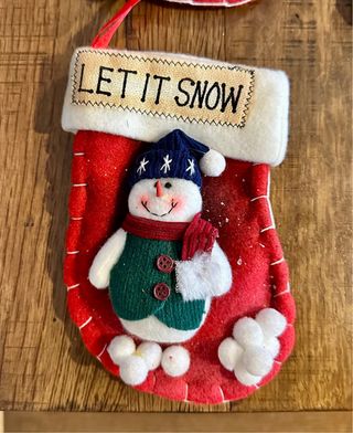 12 Botas Navideñas Decorativas