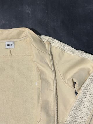 Giacca Arte beige pizzo