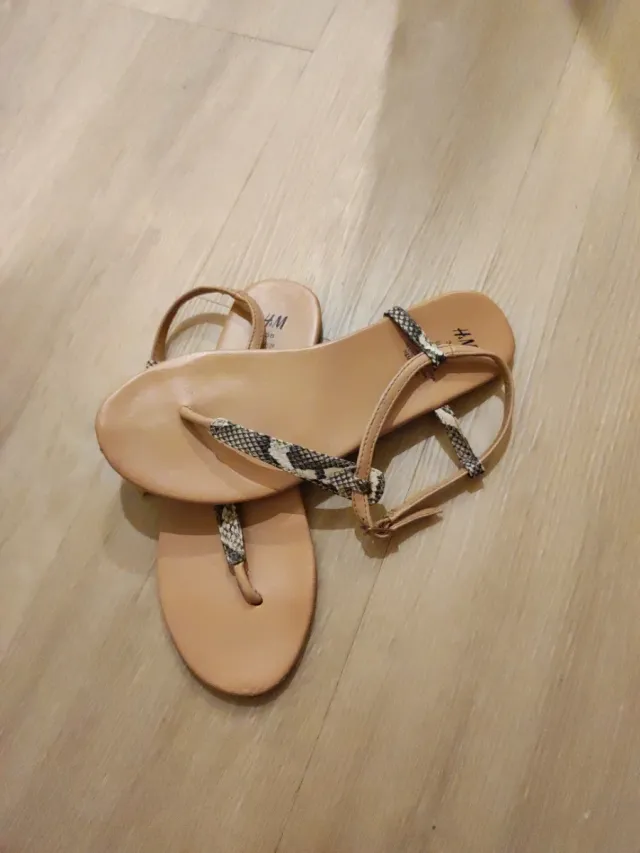 Sandalias H&M Animal Print Talla 38