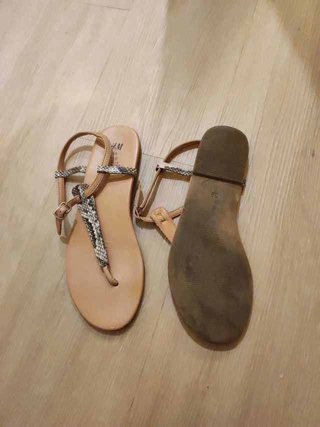 Sandalias H&M Animal Print Talla 38