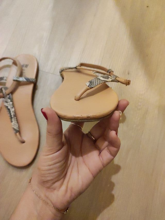 Sandalias H&M Animal Print Talla 38