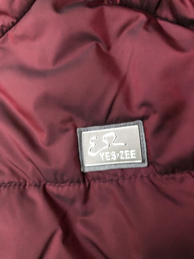 Chaleco acolchado YES-ZEE burdeos