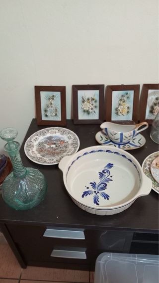 Conjunto Utensílios Cerâmica e Vidro