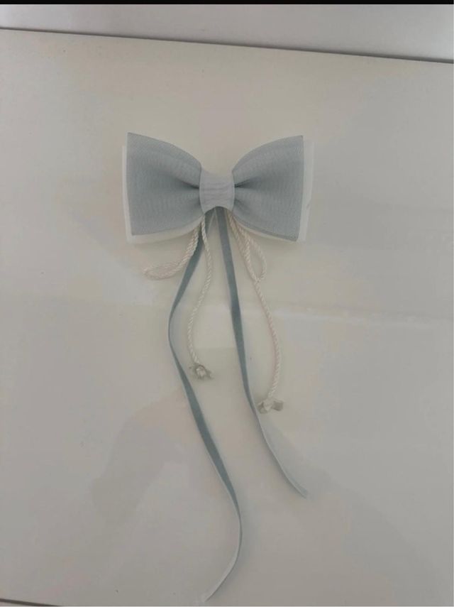 Lazo Comunión Verde Mar  y Blanco