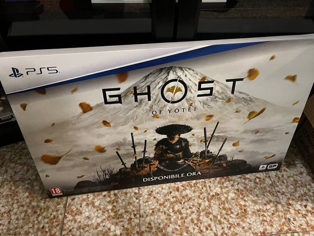Ghost of Yotei display espositore box ufficial ps5