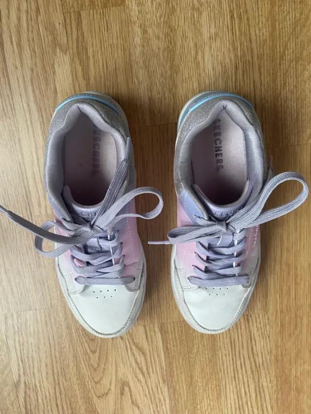 Zapatillas Skechers Degradado Azul Rosa