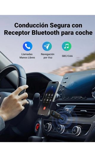 UGREEN Transmisor Receptor Bluetooth 5.0 Negro