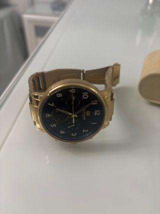 Reloj Tommy Hilfiger Dorado y Azul