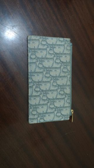 Cartera Dior Monogram Gris