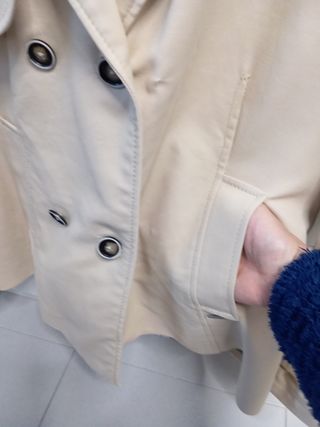 Gabardina Zara Beige Talla S