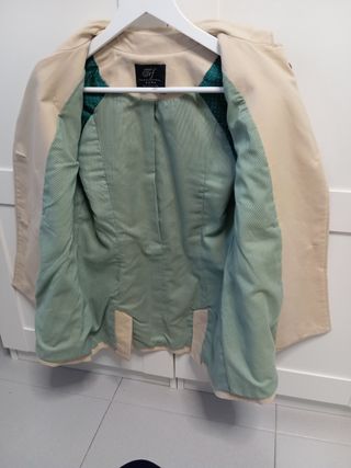 Gabardina Zara Beige Talla S