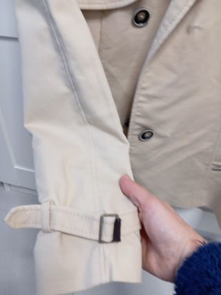 Gabardina Zara Beige Talla S
