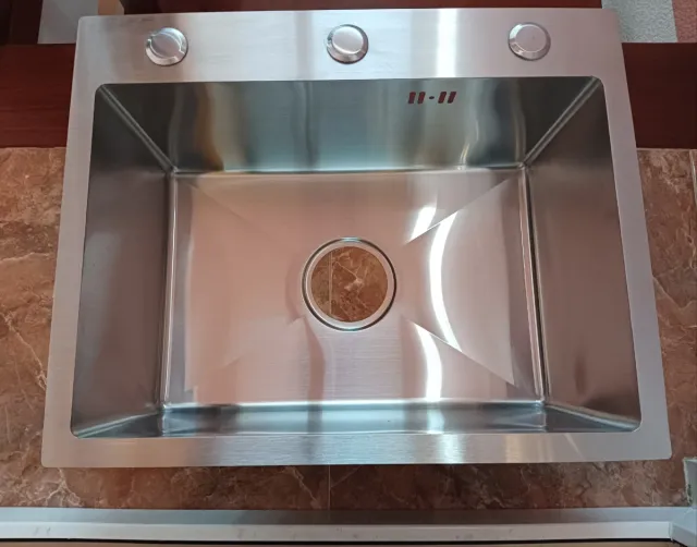 FREGADERO INOX 304 GRANDE 55X45CM NUEVO A 59 EUR