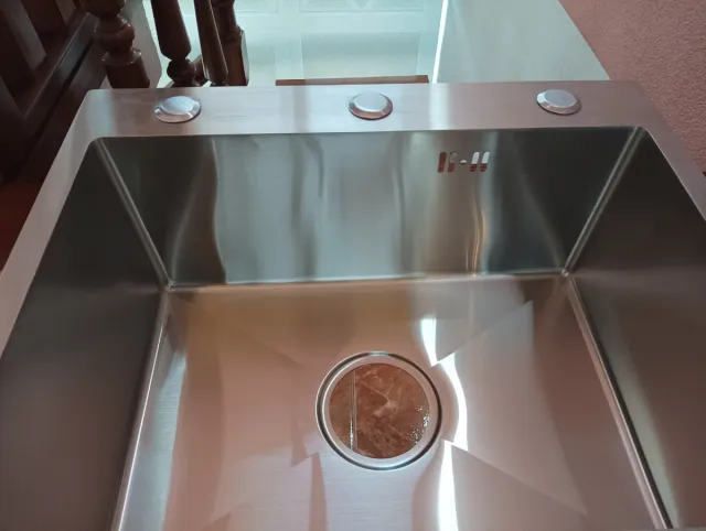 FREGADERO INOX 304 GRANDE 55X45CM NUEVO A 59 EUR