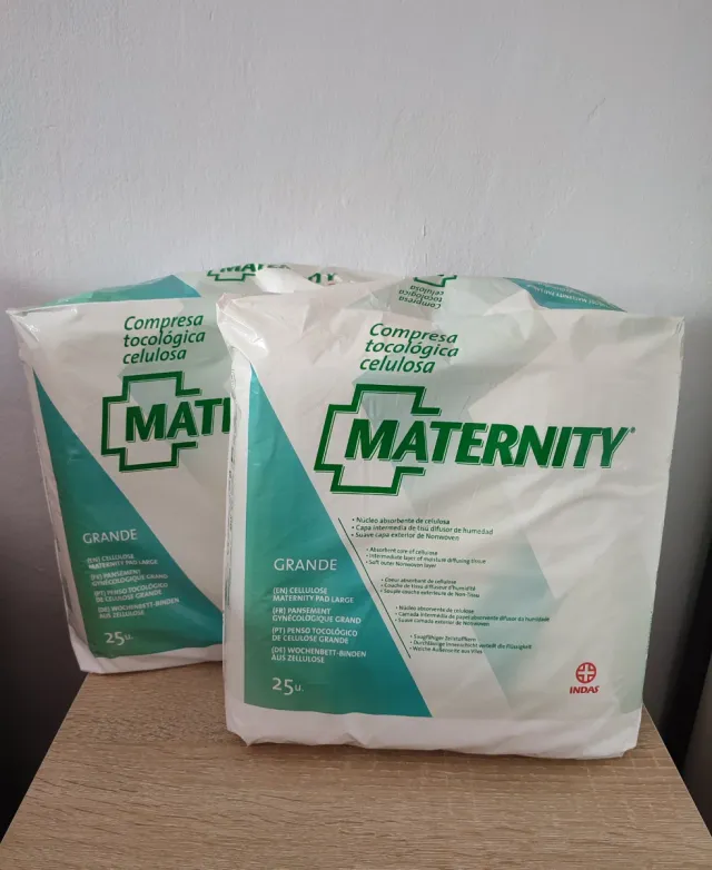 Compresas Tocológicas Maternity INDAS