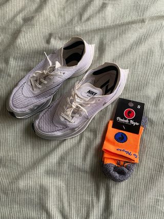 Nike Vaporfly Talla 38 Gris/Blanco