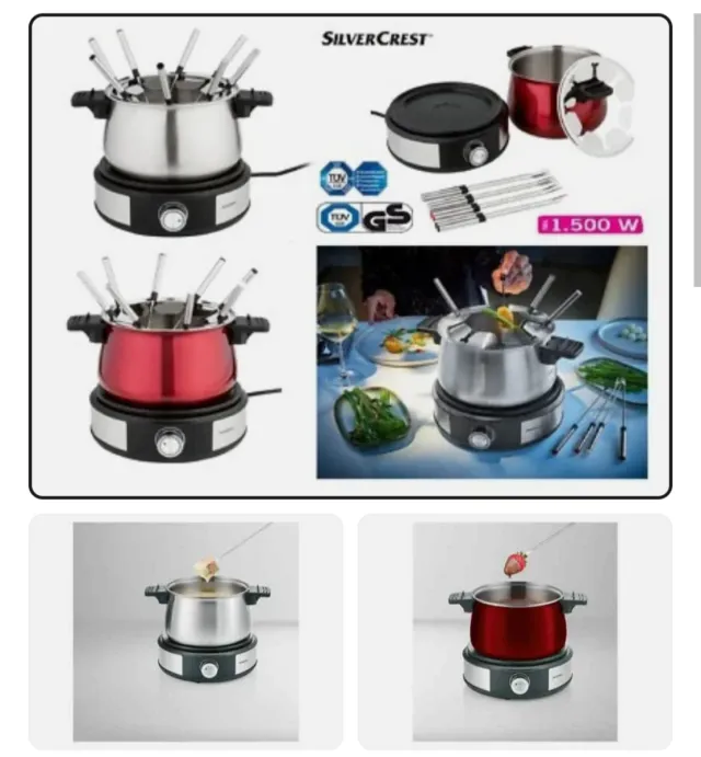 Set OLLA FONDUE SilverCrest 1500W NUEVAS!!