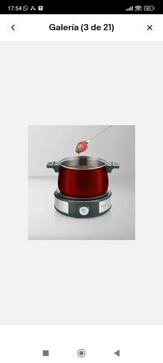 Set OLLA FONDUE SilverCrest 1500W NUEVAS!!