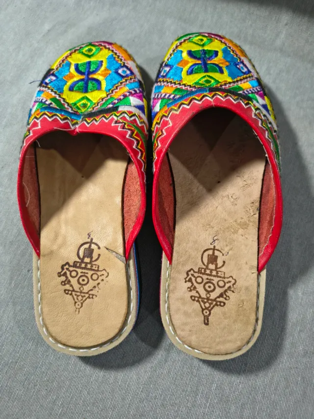 Babuchas Marroquíes Bordadas T.38