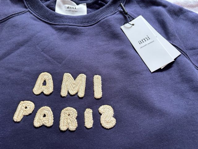 Sudadera Ami Paris Azul