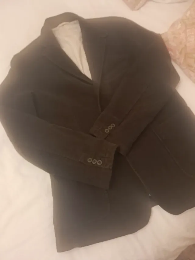 Giacca uomo Americana. Massimo Dutti Marrone Taglia 42.