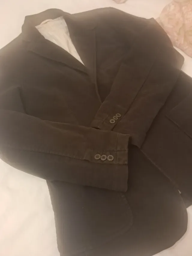 Giacca uomo Americana. Massimo Dutti Marrone Taglia 42.