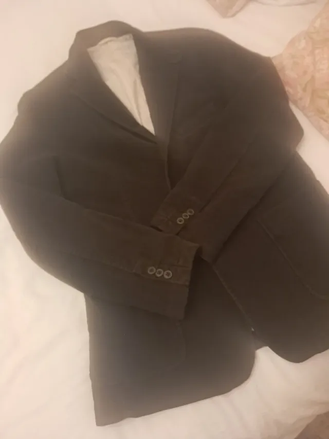 Giacca uomo Americana. Massimo Dutti Marrone Taglia 42.