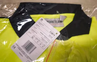 Polo Workteam Reflectante Manga Larga Talla XL