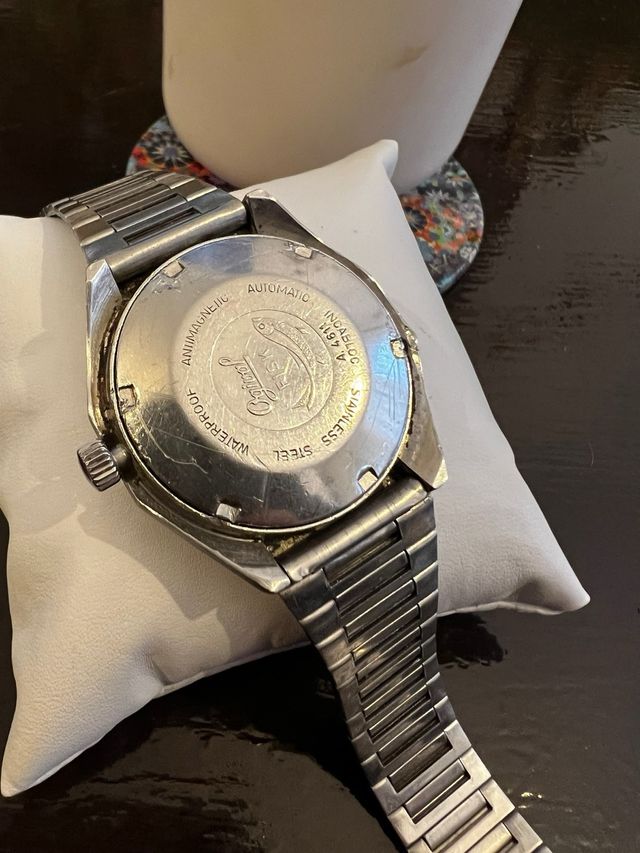 Reloj Osaki Automático Plata y Blanco