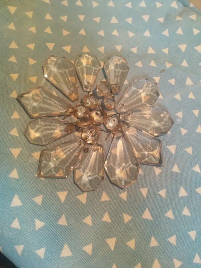 Lote de Lágrimas de cristal antiguas