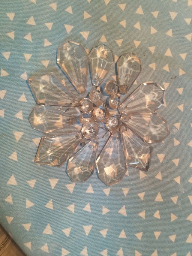 Lote de Lágrimas de cristal antiguas