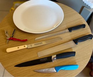 Set Utensili Cucina piatto Bavaria Porcellana INOX