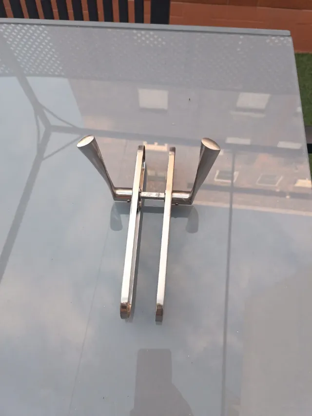 Maneta de puerta de acero inoxidable