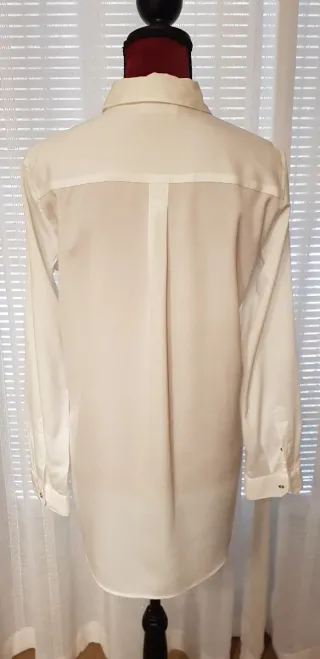 Camisa Blanca CK Cuello Camisero