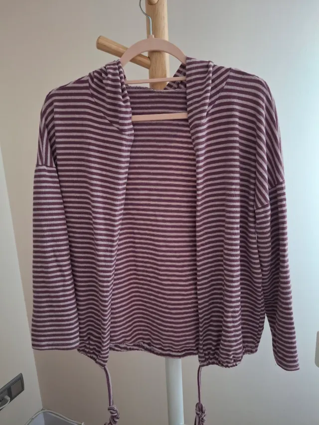 Chaqueta de punto con capucha Talla L