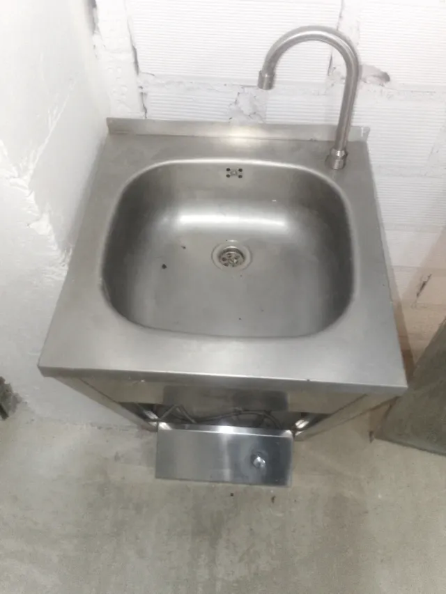 Lavamanos de pie acero inoxidable