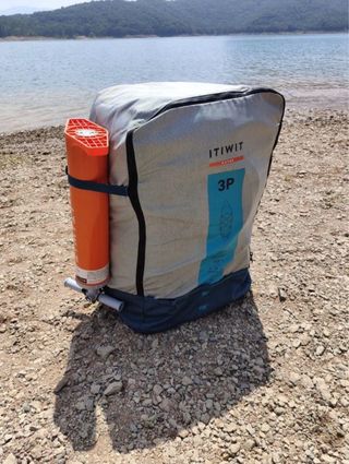 Kayak inflable Itiwit 3/2p + remos + inflador.